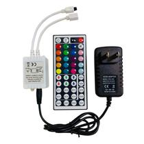 Controle remoto de luz LED Receptor IR Conjunto de conectores de adaptador de luz LED DC 12V 2A Adaptador de plugue de fonte de alimentação para 5050 2835 3528 Strip Lights
