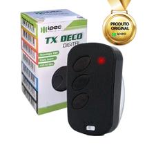 Controle Remoto De Portão 433mhz Tx Deco Digital Preto Ipec