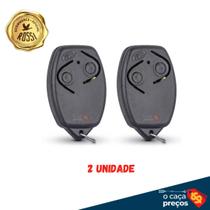 Controle Remoto de Portão Rossi HCS 433mhz - 2 unid. Preto
