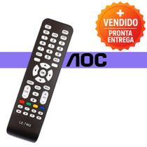 Controle Remoto de Substituição Compatível com TV AOC LCD Botões Macios e Resistentes Controle Remoto de Substituição Compatível com TV AOC LCD Botões Macios e Resistentes