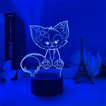Controle remoto de toque colorido Night Line Bell 3D