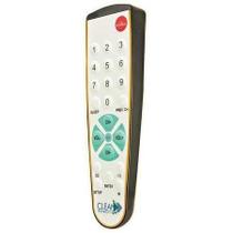 Controle remoto de TV CLEAN REMOTE CR3BCB à prova de derramamento preto/branco Controle remoto de TV CLEAN REMOTE CR3BCB à prova de derramamento preto/branco
