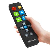 Controle remoto de TV Samsung EZClicker, botão grande, fácil de usar, preto Controle remoto de TV Samsung EZClicker, botão grande, fácil de usar, preto