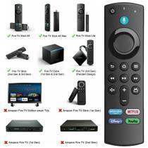 Controle Remoto De Voz L5B83G Compativel TV Amazon Fire Stick Lite 4K 3a Alexa