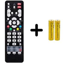 Controle Remoto Digital Hd Receptor + 02 Pilhas