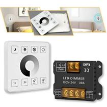 Controle Remoto Dimmer Sem Fio Touch Para Fitas De Led 12v 24v