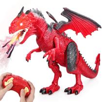 Controle remoto Dinosaur Betheaces Red Dragon para crianças