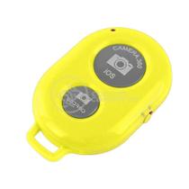 Controle Remoto Disparador De Fotos Bluetooth Selfie Amarelo