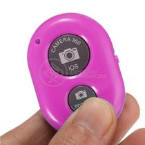 Controle Remoto Disparador De Fotos Bluetooth Selfie - Rosa