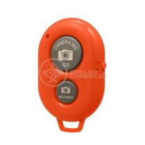 Controle Remoto Disparador Fotos Bluetooth Selfie Vermelho