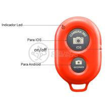 Controle Remoto Disprador Foto Bluetooth Selfie Vermelho Nº3