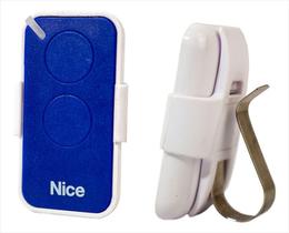 Controle remoto era inti azul 433 mhz nice com 2 botões Controle remoto era inti azul 433 mhz nice com 2 botões