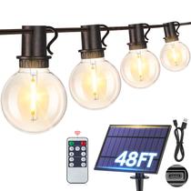 Controle remoto impermeável Solar String Lights Mlambert 14,6 m 18 LED