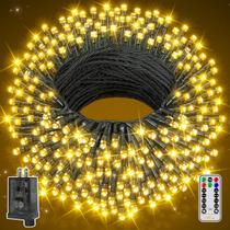 Controle remoto impermeável String Light Ollny 80m 800LED branco quente
