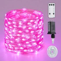 Controle remoto impermeável String Lights JMEXSUSS 200 LED 20m rosa Controle remoto impermeável String Lights JMEXSUSS 200 LED 20m rosa