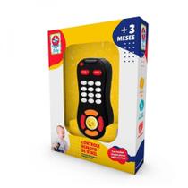 Controle Remoto Infantil Bebe Vinil Macio - Estrela