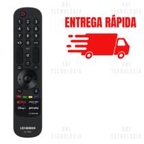 Controle Remoto Magic Para Tv Smart Led Lcd Full Hd 4k 3d LE 7682