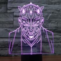 Controle remoto Night Light Jedi 3D Creative Colorful Touch Controle remoto Night Light Jedi 3D Creative Colorful Touch