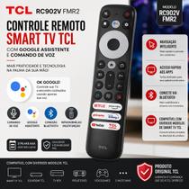 Controle Remoto Original TCL RC902V FMR2 Smart TV Comando de Voz para 55P725 65P725 Controle Remoto Original TCL RC902V FMR2 Smart TV Comando de Voz para 55P725 65P725