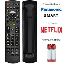 Controle Remoto Panasonic Universal Televisores LCD LED HDTV 3D Smart Panasonic com Botão Netflix