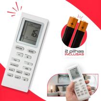 Controle Remoto Para Ar Condicionado Gree Split Inverter 2 Pilhas