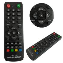 Controle Remoto Para Receptor Multilaser Re219 LE-7105 / SKY-8088 / VC-A8241 Controle Remoto Para Receptor Multilaser Re219 LE-7105 / SKY-8088 / VC-A8241