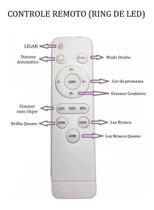Controle Remoto Para Ring Light (confira compatibilidade com seu modelo)