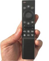 Controle Remoto Para Smart Tv Compatível com SAMSUNG 4K 8K QLED Teclas de Atalho Netflix, Prime, Tv Plus, Globoplay