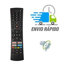 Controle remoto para smart tv multilaser com teclas de atalho Controle remoto para smart tv multilaser com teclas de atalho