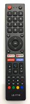 Controle remoto para Smart TV Philco com Netflix / Youtube / Globo Play / Prime Vídeo - LE-7718