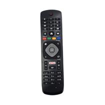Controle remoto para smart tv philips com tecla de atalho