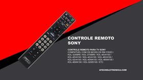 Controle remoto para sua tv Sony - Maxx