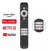 Controle Remoto Para Tcl Smart Tv 4k Netflix Youtube Rc902v