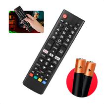 Controle Remoto Para Tv L G Smart Universal Prime Netflix + 2 Pilhas