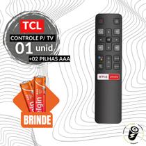 Controle Remoto Para Tv LCD TCL Smart 4K Android + Pilhas