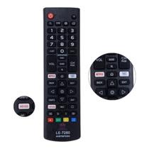 Controle remoto para tv led netflix prime video movies le-7260 (5 unidades)