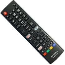 Controle remoto para tv led netflix prime video movies le-7260 - LELONG