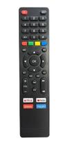 Controle remoto para tv multilaser led netflix youtube globoplay prime video le-7267 - LELONG