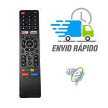 Controle remoto para tv multilaser smart com teclas de atalho Controle remoto para tv multilaser smart com teclas de atalho