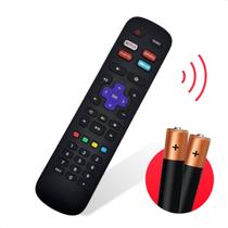 Controle Remoto Para Tv ROKU Philco Semp Tcl AOC Britânia Multi 2 Pilhas