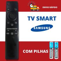 Controle Remoto Para TV Samsung Smart Com Pilhas 4K LED HD