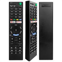 Controle Remoto para TV Sony KDL50W665F 49X705G Compatível com YouTube Netflix e Pilhas