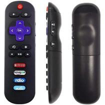 Controle Remoto Para Tv Tcl Roku Smart 4k Netflix Amazon Sky-9141
