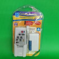Controle Remoto Para Ventilador e Lâmpada Qualitronix