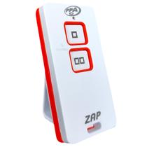 CONTROLE REMOTO PORTÃO ALARME 433,92MHz ZAP PPA LARANJA BCO