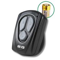 Controle Remoto Portão Eletrônico Seg 433 Mhz Preto 3 Botões Preto Controle Remoto Portão Eletrônico Seg 433 Mhz Preto 3 Botões Preto