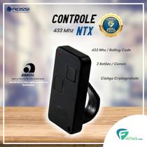 Controle Remoto Portão Rossi NTX Dz Nano Rolling Code 433Mhz