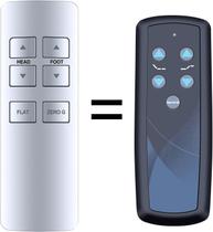 Controle Remoto PZL RF358C para Tempur-Pedic Ease 1.0 2.0
