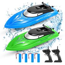 Controle remoto RC Boat Lumiparty 2PACK para crianças/adultos