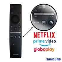 Controle Remoto Samsung Smart TV 4K Original com Comando de Voz e Atalhos de Streaming